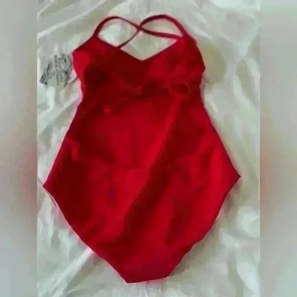 One Pice Bathing Suit Honey Girl “Rachel Reversible” size Small
